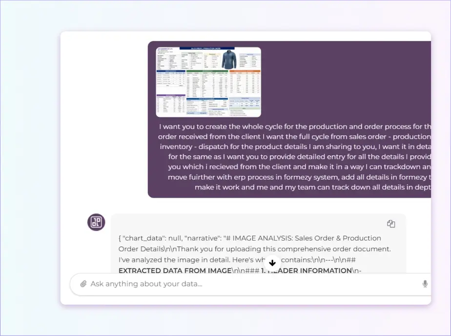 AskEzy Intelligence interface overview