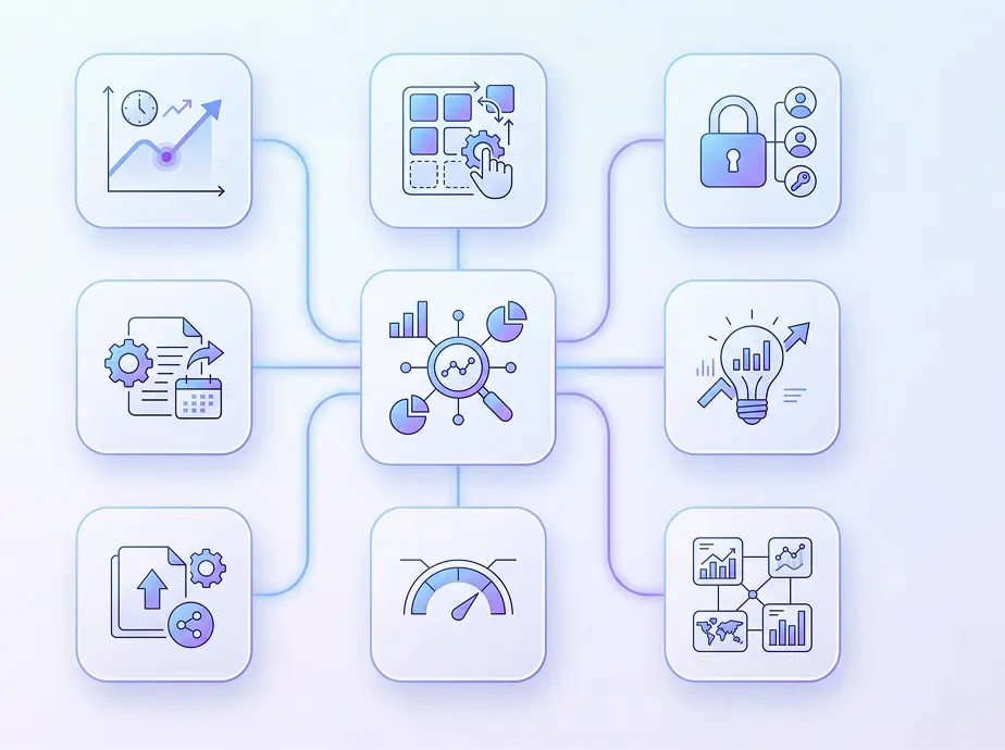 Reporting and dashboard key capabilities